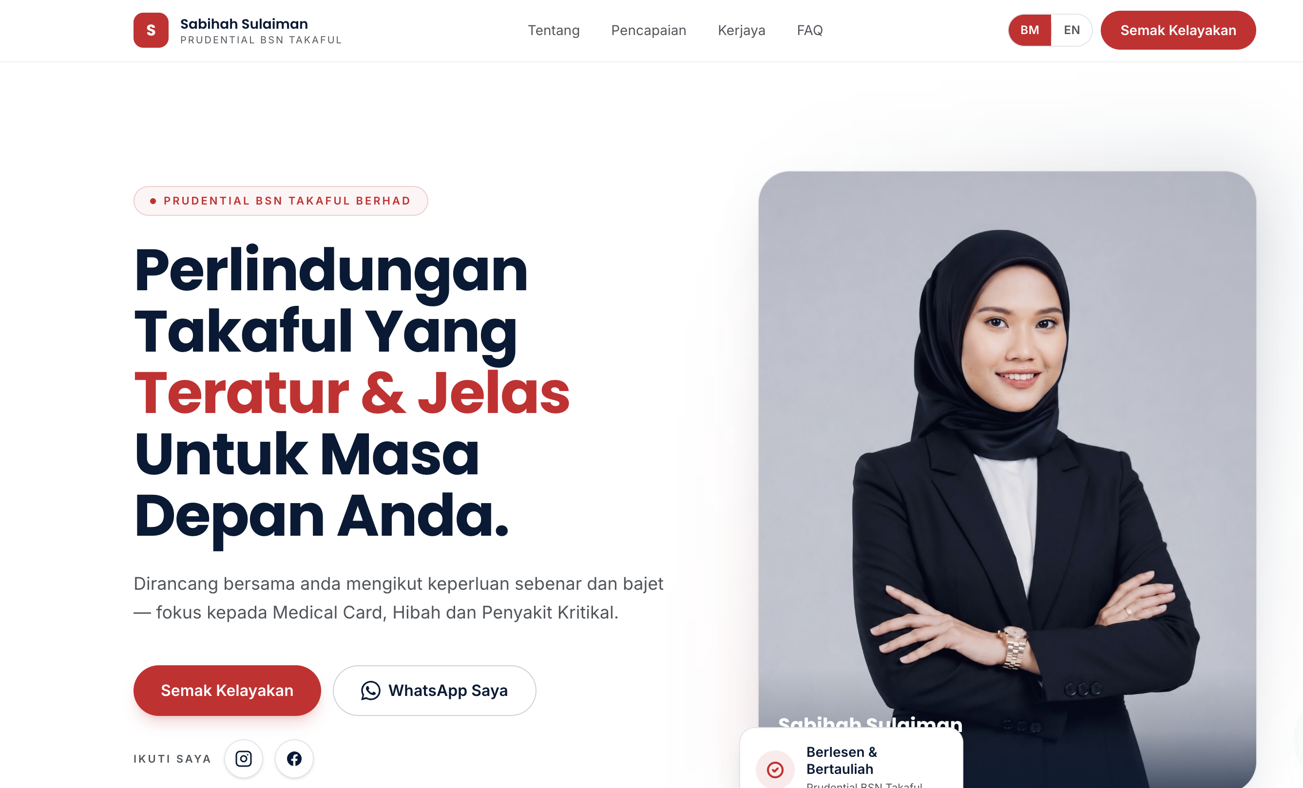 Takaful agent website