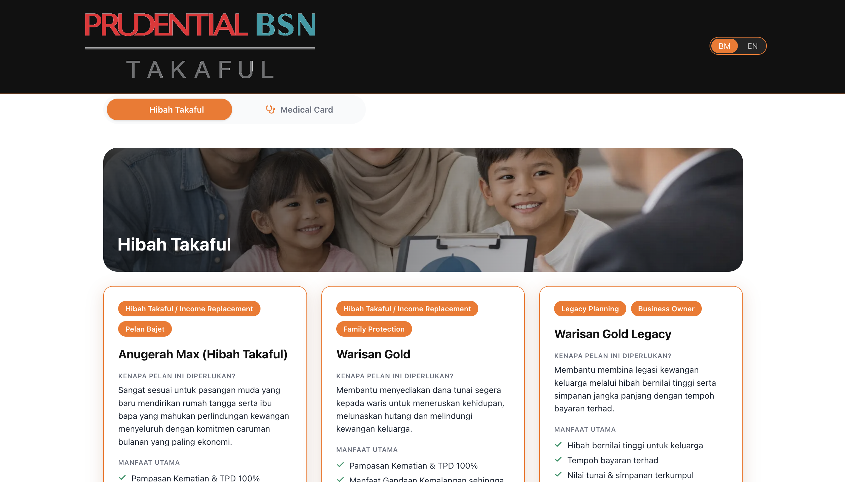Pelan Takaful consultant website
